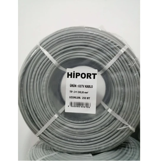 Hiport 2+1 2*0,50 Cctv Kablo 250 mt